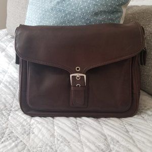 Coach Metropolitan Slim Leather briefcase EUC